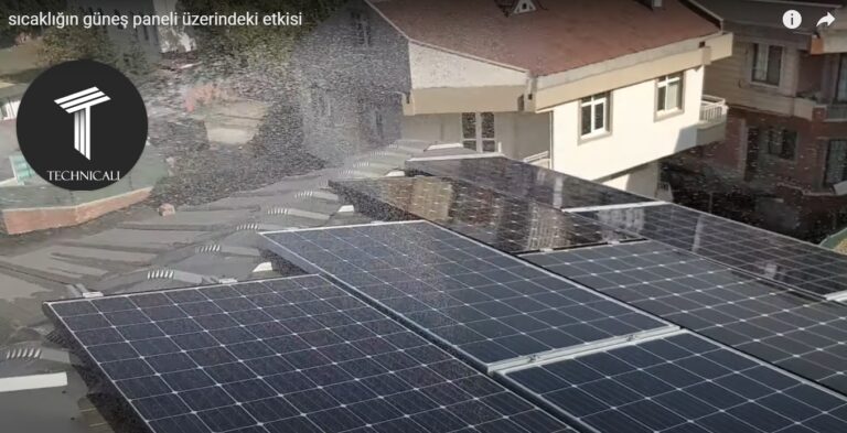 Solar paneller sıcak hava sevmiyor