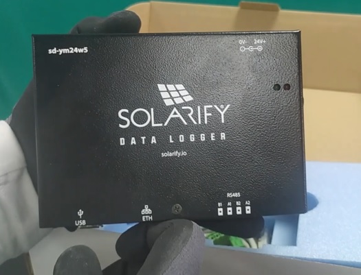 Solarify yapay zeka destekli veri kaydedici