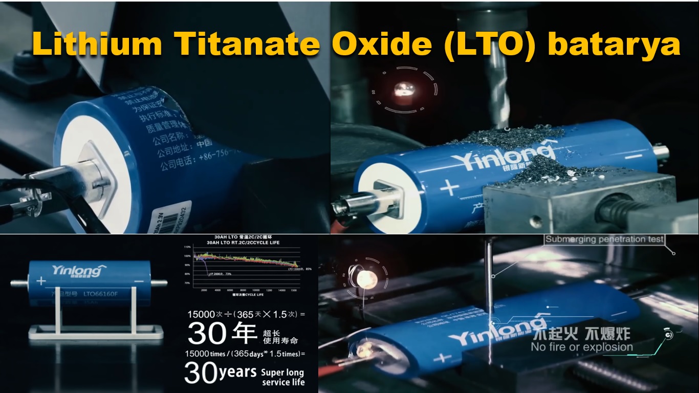 yinlong lithium titanate batarya