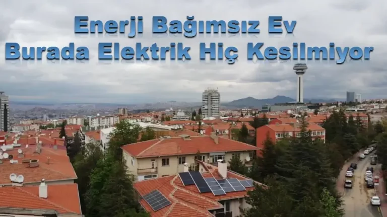 güneş enerjisi + depolama enerji bağımsız ev