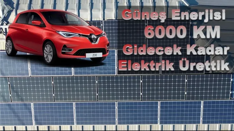 güneş enerjisi ile 6000 km gidecek kadar