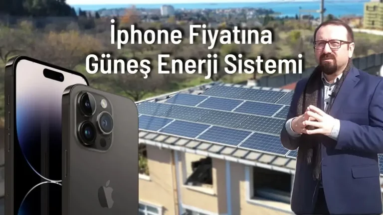 iphone 14  fiyatına güneş enerjisi